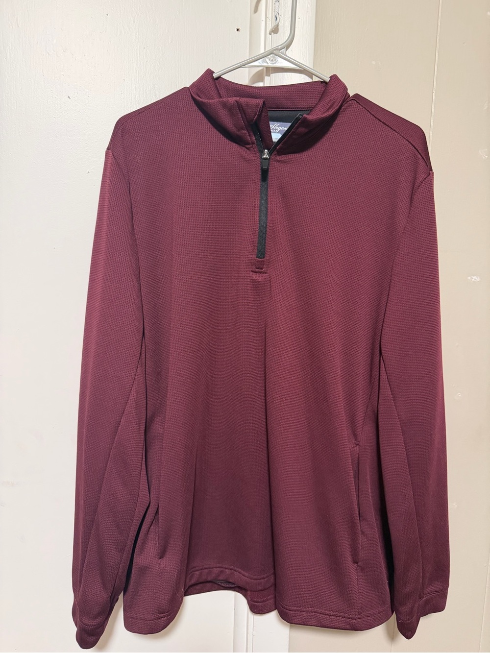 Hogan Men's Half-Zip Pullover in Burgundy